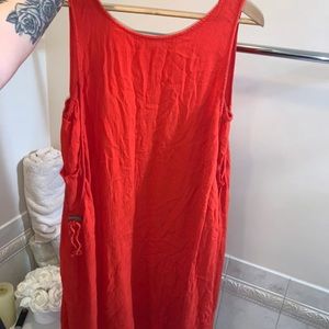Beachy Red Dress